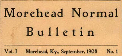 Morehead State Catalog