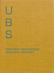 1974 Yearbook of the University Breckinridge School by Morehead State University. University Breckinridge School.