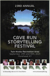2023 Cave Run Storytelling Festival Poster by Cave Run Storytelling Festival Committee (Morehead, Ky.) and Morehead Tourism Commission (Morehead, Ky.)