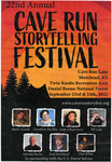 2022 Cave Run Storytelling Festival Poster by Cave Run Storytelling Festival Committee (Morehead, Ky.) and Morehead Tourism Commission (Morehead, Ky.)