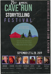 2019 Cave Run Storytelling Festival Poster by Cave Run Storytelling Festival Committee (Morehead, Ky.) and Morehead Tourism Commission (Morehead, Ky.)