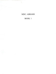 Abrams - Misc. Volume 1