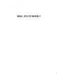 Fultz - Miscellaneous Book 2 by Carter County Genealogical Society