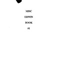 Erwin - Misc. Book 1 by Carter County Genealogical Society