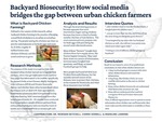 Backyard Bio Security: How Social Media Bridges The Gap Between Urban Chicken Farmers by Carrie Sorrell and Morgan Getchell