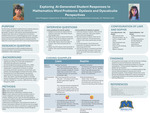 Exploring AI-Generated Student Responses to Mathematics Word Problems: Dyslexia and Dyscalculia Perspectives by Karis Musgrave and Michele Cudd