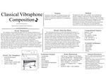 Classical Vibraphone Composition by Hayden Osborne and Brian Mason