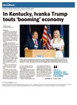 In Kentucky, Ivanka Trump touts 'booming' economy