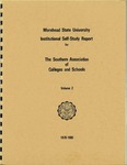 Morehead State University Institutional Self-Study Report for the Southern Association of Colleges and Schools - Volume 2, 1978-1980 by Morehead State University. Office of Planning, Performance & Effectiveness.