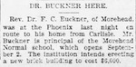 Dr. Buckner (Button) Here by Lexington Morning Herald