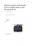 Old Fort Jackson Still Stands at Five Fathom Hole on the Savannah River by Bob Ruegsegger