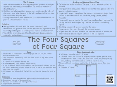 Official Rules of Four Square