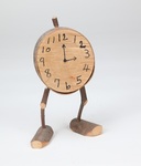 Two-Legged Clock by Minnie Adkins