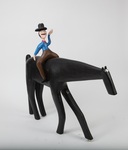 Man on Horse by Minnie Adkins