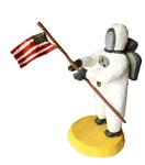 Astronaut with Flag by Guy Skaggs and Dollie Skaggs