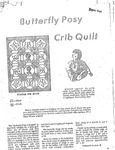 Butterfly Posy Crib Quilt A and B