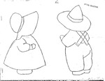 Sunbonnet Sue and Overall Bill.