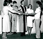 Roy Roberson with Youth Group - 1970s by First Christian Church (Morehead, Ky.)