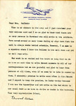 Elwood Allen Letter by Elwood Allen