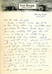 Ollie M. Lyon Letter