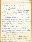 Walter and Dorothy Carr Letter