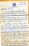 Walter Carr Letter by Walter Carr