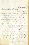 Mrs. [Rena] Joseph Schroeter Letter by Rena Schroeter and Joseph Schroeter