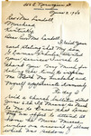 Mrs. George Schuler Letter by Mabel W. Schuler and George Lamar Schuler