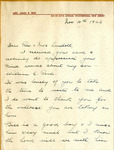 Wilma C. Reid Letter