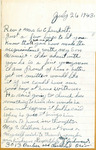 Mrs. J. Gschwend Letter by Elizabeth Gschwend and Maurice Paul Gschwend
