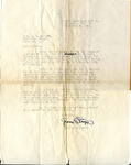 Grover E. Payne Letter by Grover E. Payne and Theodore Walker Carmichael