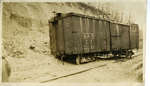 Train Wreck at Bluestone by Morehead & North Fork Railroad Company