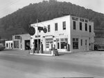 Valley View Inn & Pontiac Garage - October 1950 by Morehead State College. and Art Stewart
