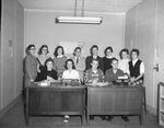 Student Newspaper Staff - 1958 by Morehead State College. and Art Stewart