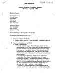 Honors Program Committee Minutes 1992-04-06 by Samantha Dunaway