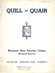 1940 February by Morehead State Teachers College. English Department.