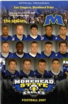 San Diego vs. Morehead State Official Program 2007 by Morehead State University. Office of Athletics.