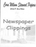 Cora Wilson Stewart Papers: Newspaper Clippings by Yvonne Baldwin