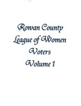 Rowan County League of Women Voters, 1966-1969 - Volume 1 by Rowan County (Kentucky) League of Women Voters.