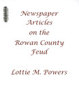 Newspaper Articles on the Rowan County Fued