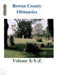 Obituaries - Volume X-Y-Z