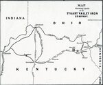 Magoffin County - Tygart Valley Iron Company Lands Map by Stuart S. Sprague and Cincinnati Historical Society