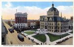 Fayette County - Cheapside Courthouse Post Card by Stuart S. Sprague