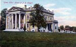 Fayette County - Green Hills Mansion Post Card by Stuart S. Sprague