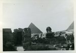 Pyramids and sphinx by Unknown