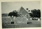 Cemetery and the Pyramid of Khafre by Unknown