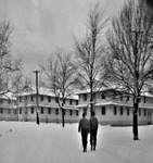 Photograph - Barracks (Winter) by Fred Saunders