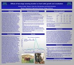 Effects of two-stage weaning duration on beef cattle growth and vocalization by Ashley N. Deller, Emery O. Clark, Flint Harrelson, and Patricia Harrelson