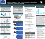 Economic Analysis of Solar Panel Installation: A Case Study at Derrickson Agriculture Complex by Caitlyn Clark, Morgan Durham, and Vijay Subramaniam