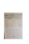 Eastern Kentucky Educator - Volume 3, Number 1 by Morehead State University. Trail Blazer.